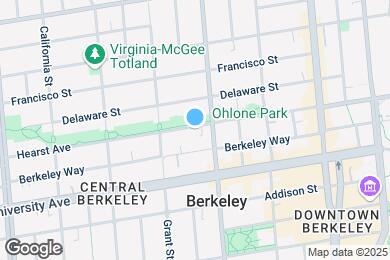 Map image of the property - 1830 Hearst Ave