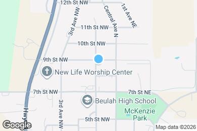 Map image of the property - 906 1st Ave NE