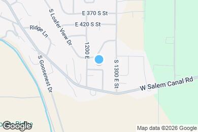 Map image of the property - 1245 E 640 S