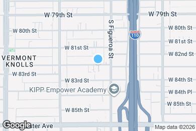 Map image of the property - 524 W 82nd St