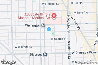 Map image of the property - 927 W Oakdale Ave