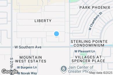 Map image of the property - 2351 W Jessica Ln