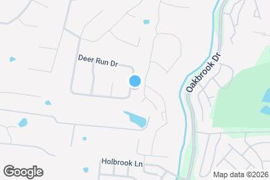 Map image of the property - 1708 Deer Run Dr