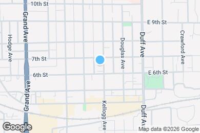 Map image of the property - 611 Kellogg Ave