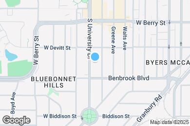Map image of the property - 3229 S University Dr