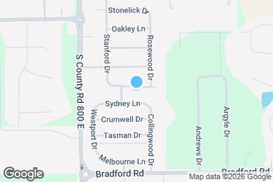 Map image of the property - 8183 Dartmoth Ln