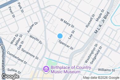 Map image of the property - 401 Moore St