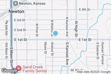 Map image of the property - 406 E 1st St