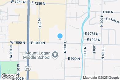 Map image of the property - 181 E 1000 N
