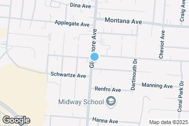 Map image of the property - 3248 Glenmore Ave