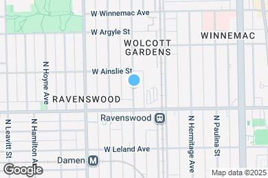 Map image of the property - 4841 N Wolcott Ave