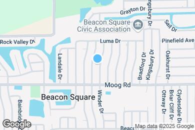 Map image of the property - 3555 Winder Dr