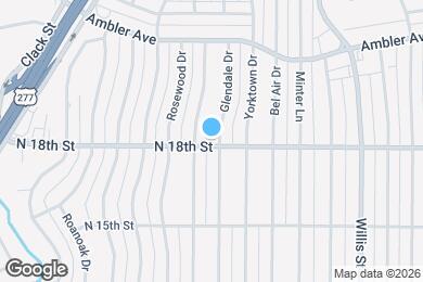 Map image of the property - 1802 Glendale Dr