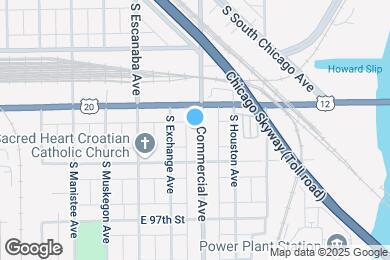 Map image of the property - 9524 S Commercial Ave