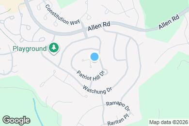 Map image of the property - 10 Hancock Ct