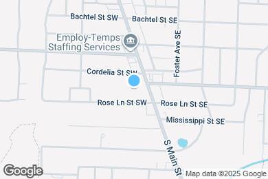 Map image of the property - 201 Rose Ln St SW