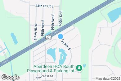 Map image of the property - 4127 101st Ave E
