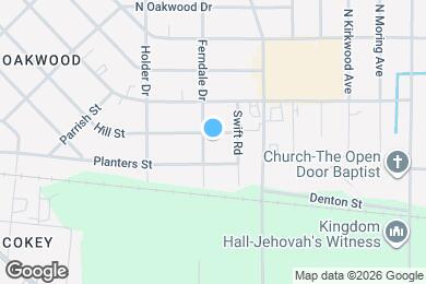 Map image of the property - 1405 Hill St