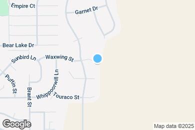 Map image of the property - 17110 Waxwing Ct