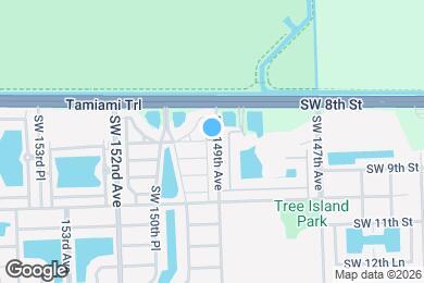 Map image of the property - 877 SW 149th Ct