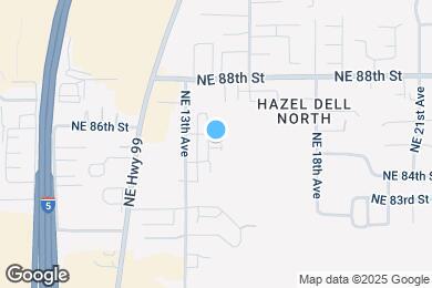 Map image of the property - 1402 NE 85th Way