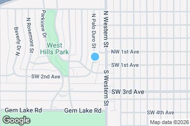 Map image of the property - 107 S Palo Duro St