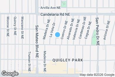 Map image of the property - 2818 Palomas Dr NE