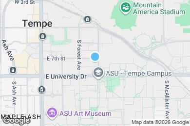 Map image of the property - Samuel | Greystar Student Living