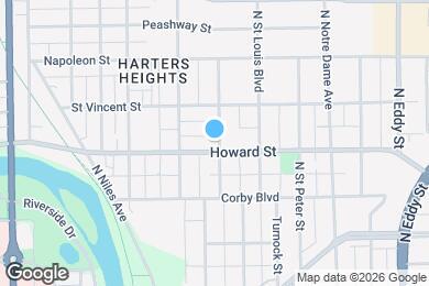 Map image of the property - 310 Howard St