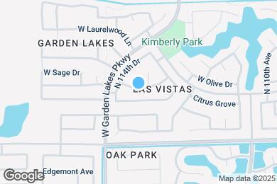 Map image of the property - 11405 W Olive Dr