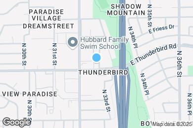 Map image of the property - 13808 N 33rd St