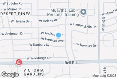 Map image of the property - 3730 W Hartford Ave