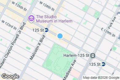 Map image of the property - West 125th Street