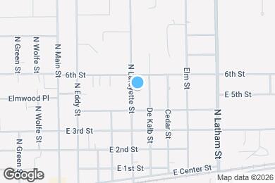 Map image of the property - 504 N Lafayette St