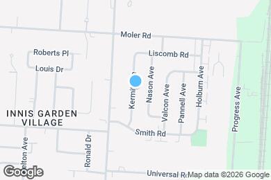 Map image of the property - 1832 Kermit Ave