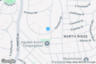 Map image of the property - 3115 Martha Custis Dr