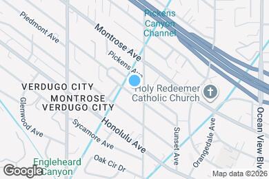 Map image of the property - 2617 Piedmont Ave