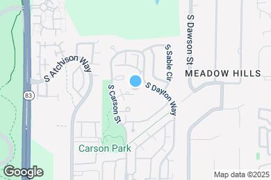Map image of the property - 4070 S Carson St