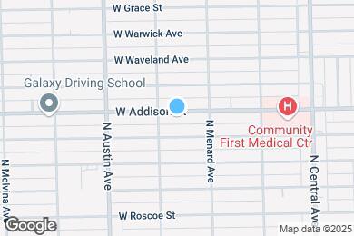 Map image of the property - 5837 W Addison St