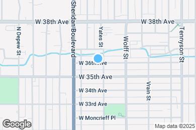 Map image of the property - 5014 W 36th Ave
