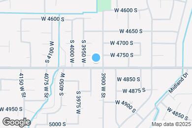 Map image of the property - 3910 W 4800 S