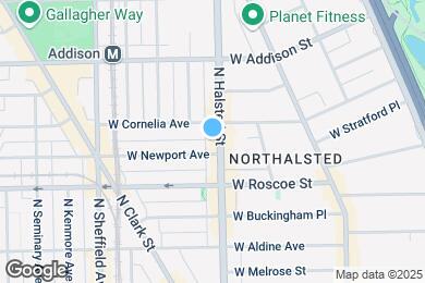 Map image of the property - 3444 N Halsted St