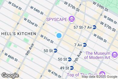 Map image of the property - 310 W 52nd St
