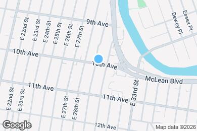 Map image of the property - 482 10th Ave