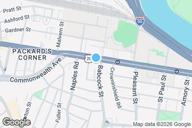 Map image of the property - 1024 Commonwealth Ave