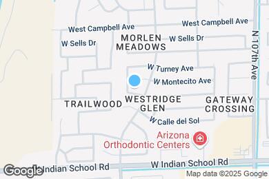 Map image of the property - 11110 W Glenrosa Ave