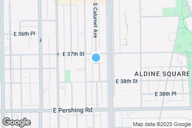 Map image of the property - 3720 S Calumet Ave
