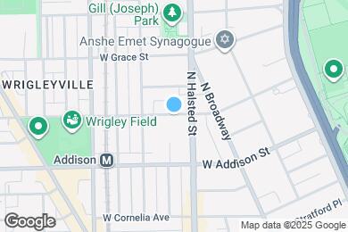 Map image of the property - 821 W Waveland Ave