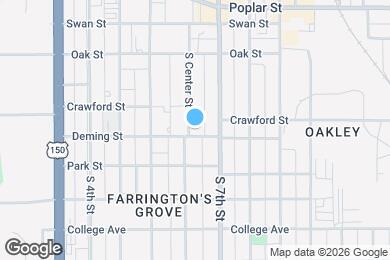 Map image of the property - 728 S Center St