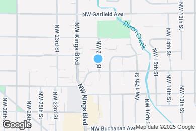 Map image of the property - 1410 NW 20th St